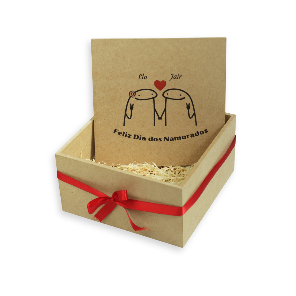 ★☆ 新品！LOVE BOX 42nd Anniversary Love Box Personalizada Caixa Presente Dia dos Namorados Florks Nomes